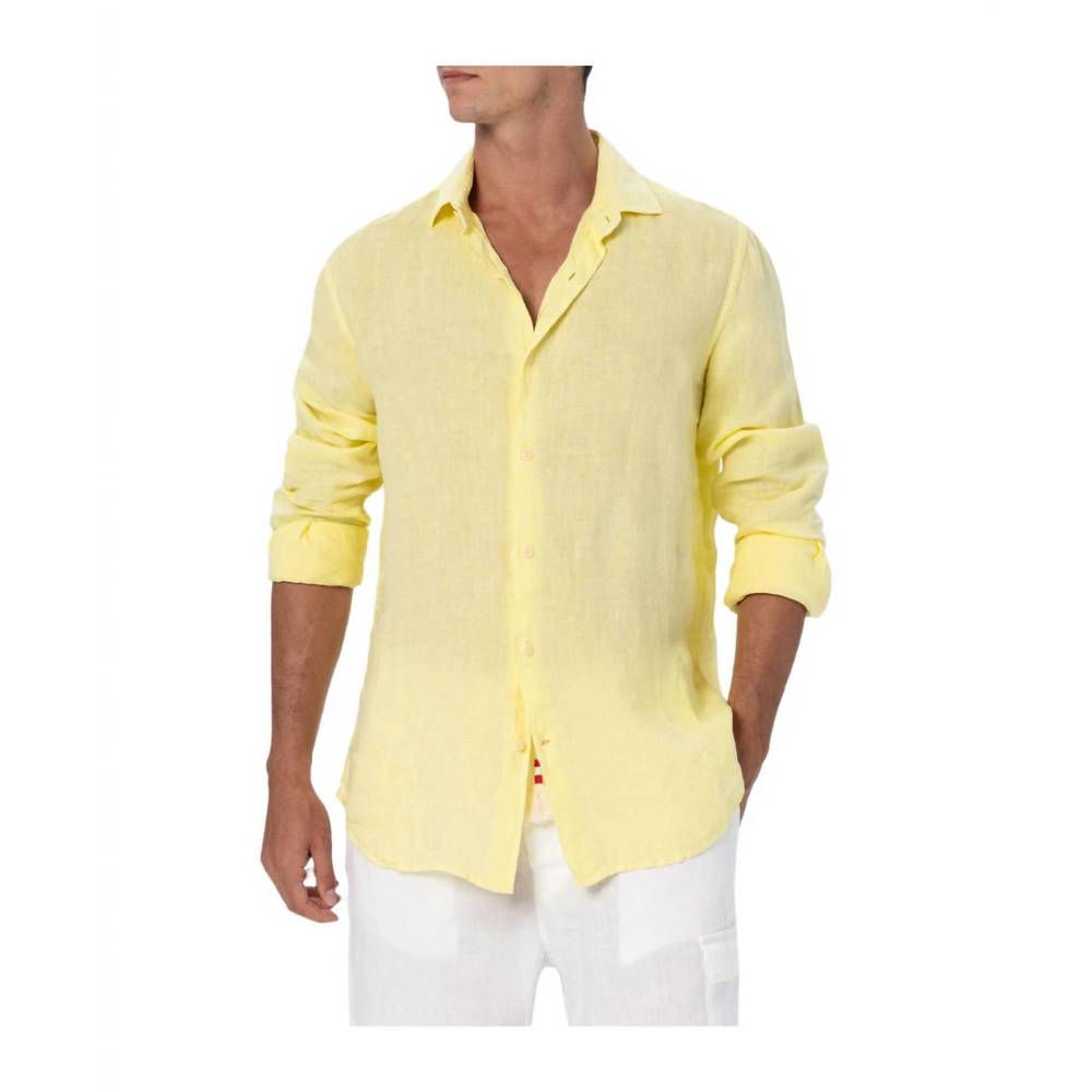NEW MC2 SAINT BARTH pamplona shirt in light yellow
